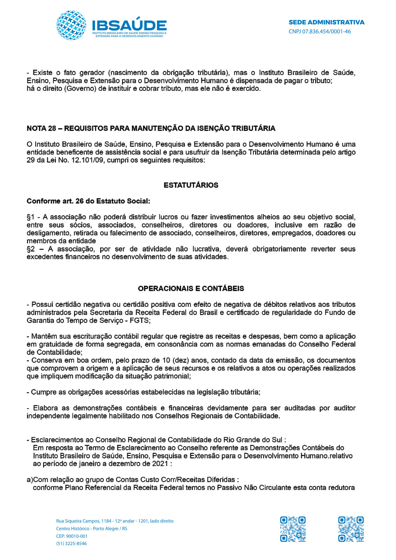 Página 9 de Notas Explicativas