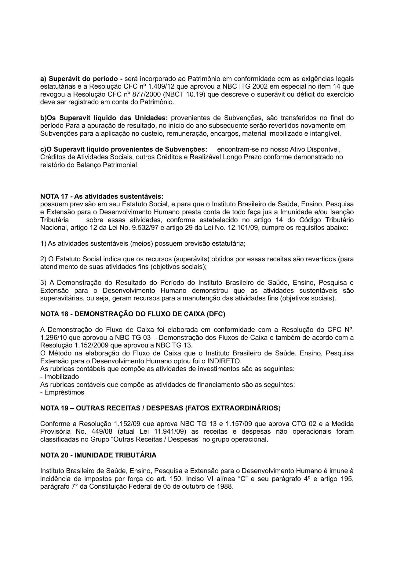 Página 9 de NOTAS EXPLICATIVAS 2023