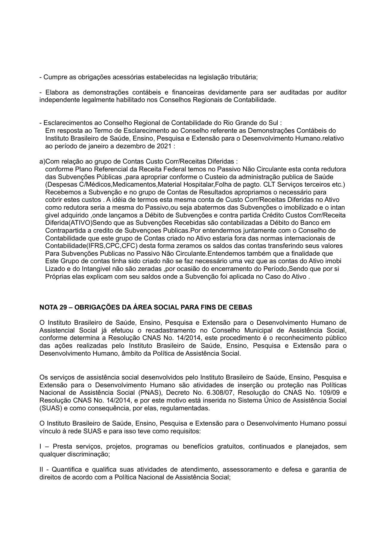 Página 12 de NOTAS EXPLICATIVAS 2023