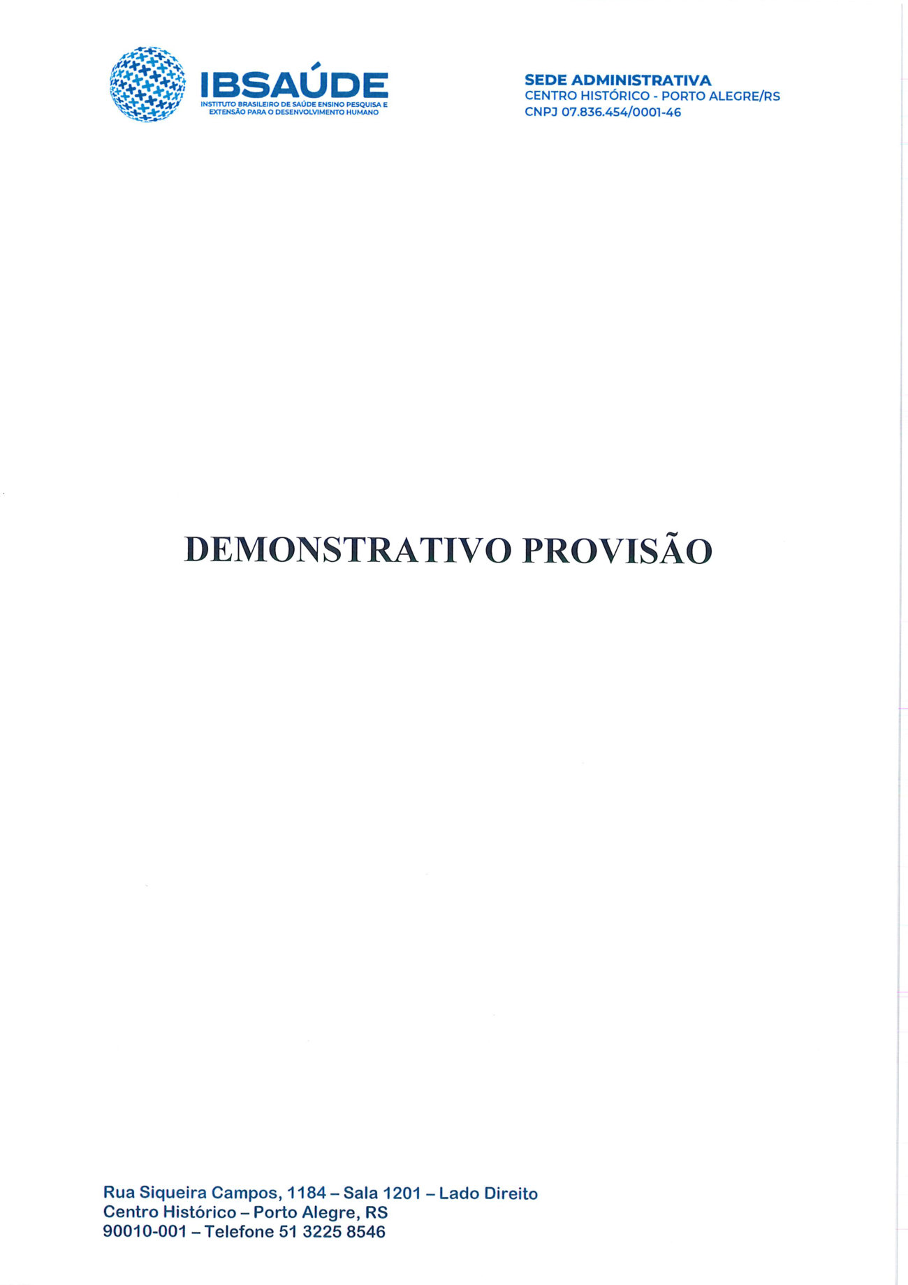 Página 3 de Relatorio Financeiro Upa Areal Julho 2024