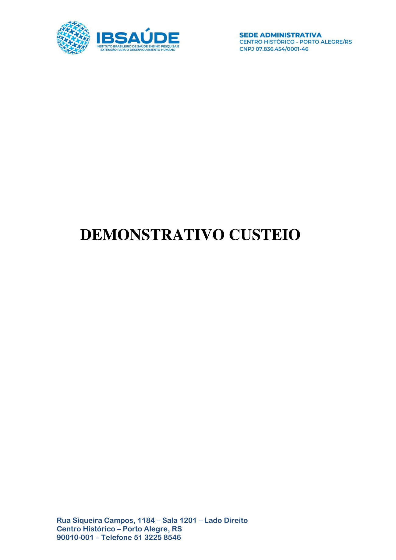 Página 3 de Relatorio Financeiro Upa Areal Outubro 2024